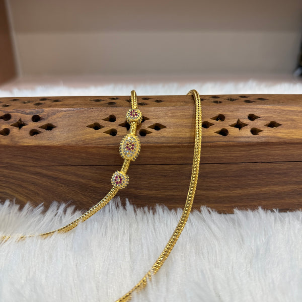 Gold Mugappu Kodi Stone - MKS0037