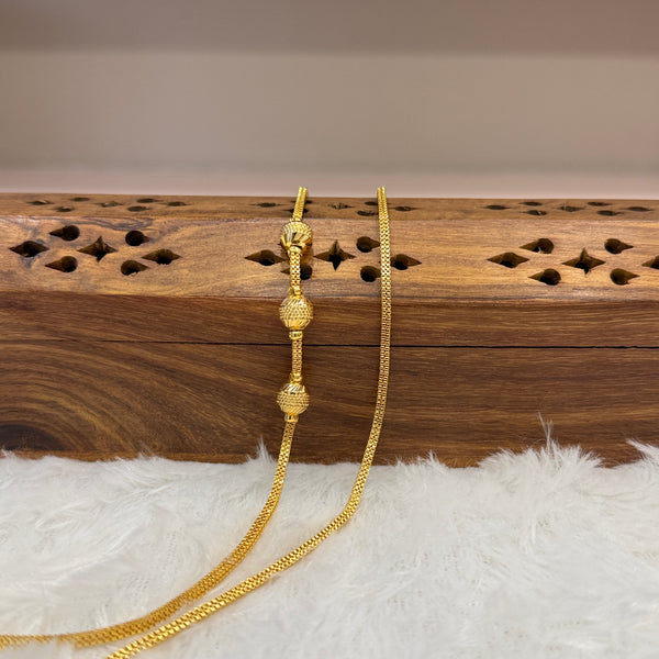 Gold Mugappu Chain Plain - MCP0018
