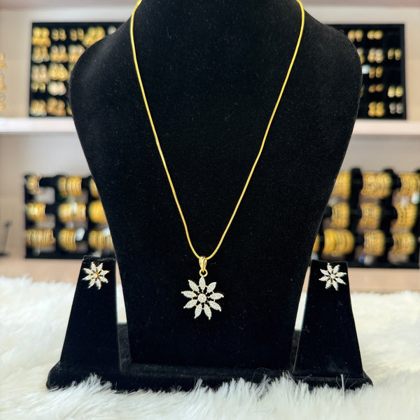 Diamond Pendant Set - PSD00033