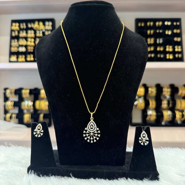 Diamond Pendant Set - PSD00037