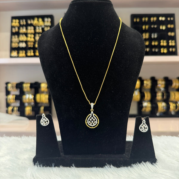 Diamond Pendant Set - PSD00040