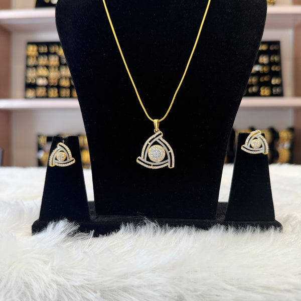 Gold Pendant Set - PSG0007