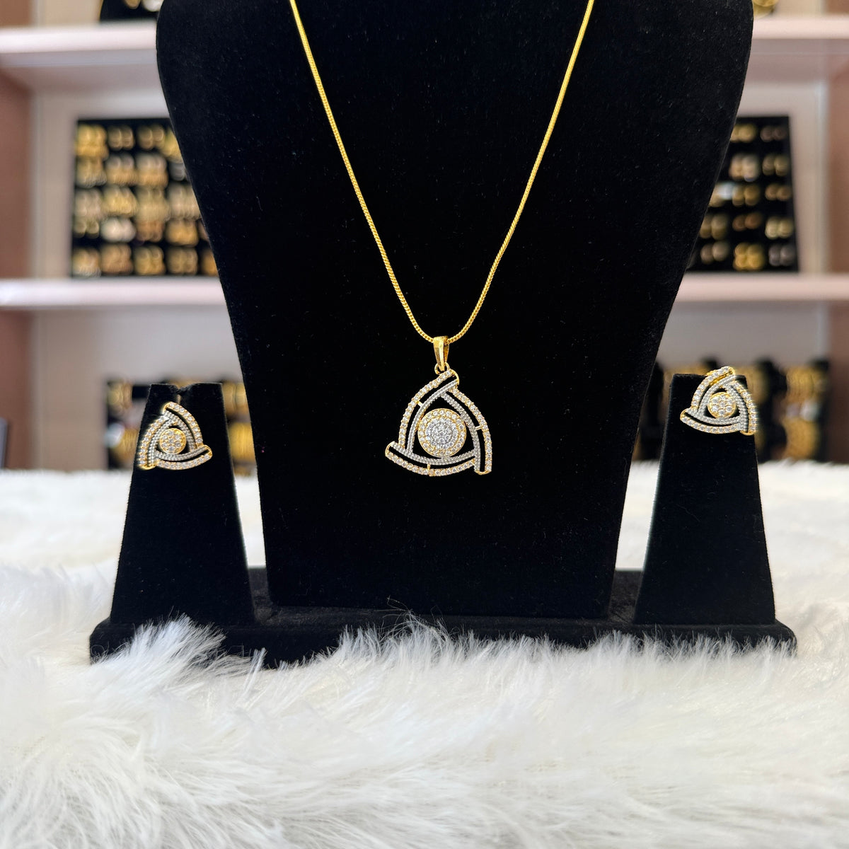 Gold Pendant Set - PSG0007