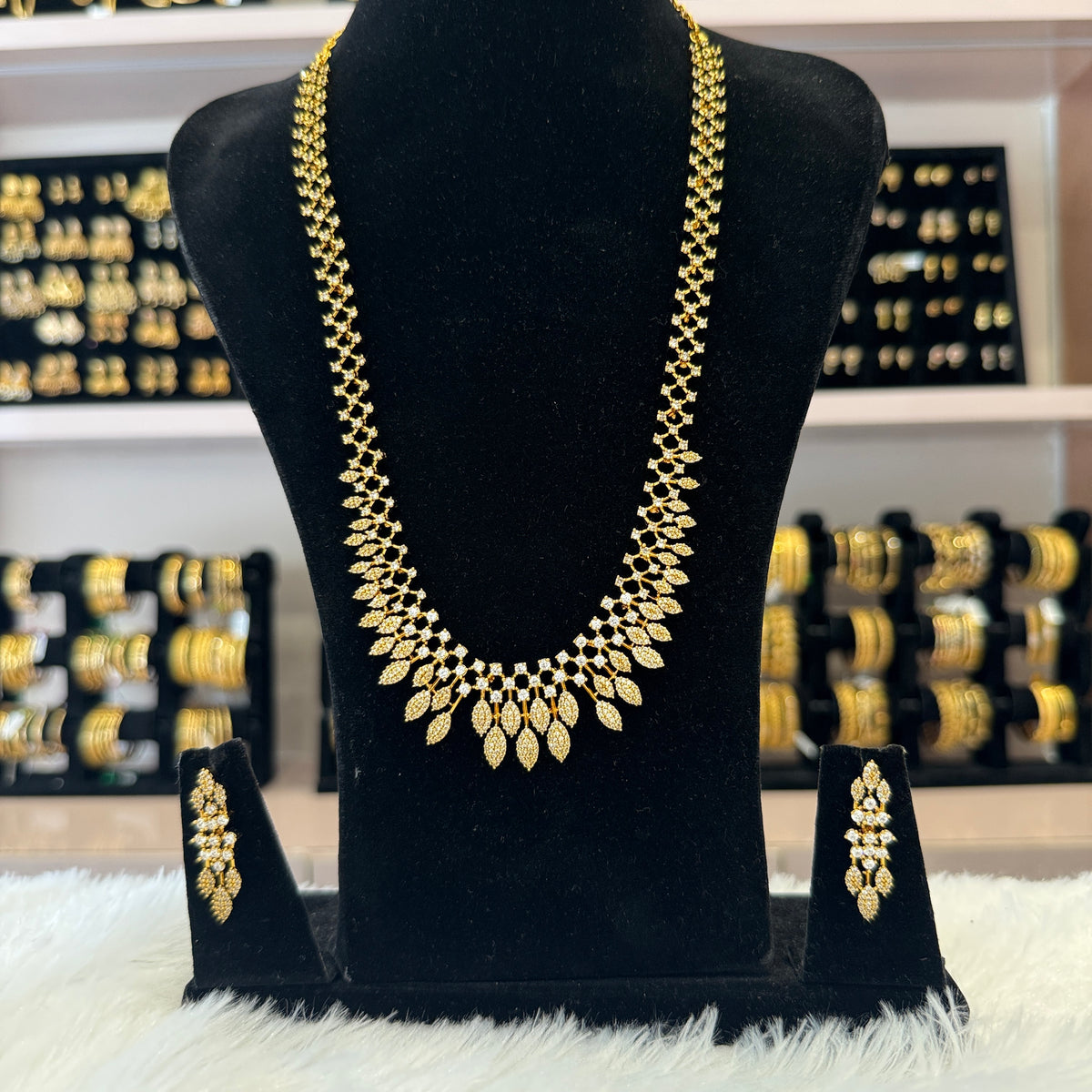 Antique Gold Matte Long Haram