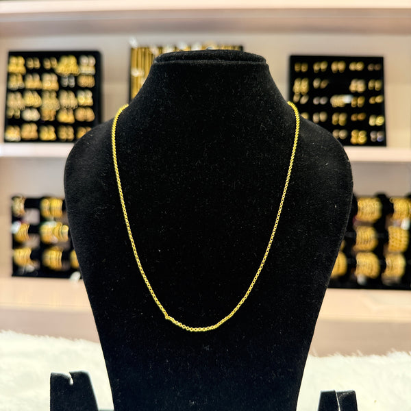 Gold Plain Chain