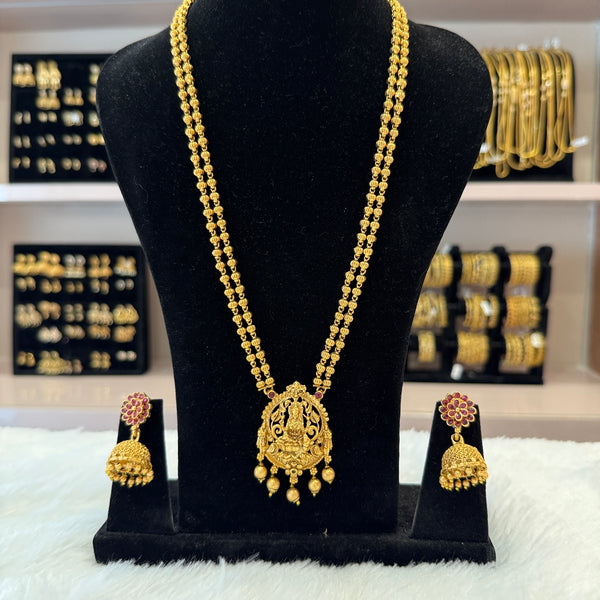 Antique Gold Matte Long Haram