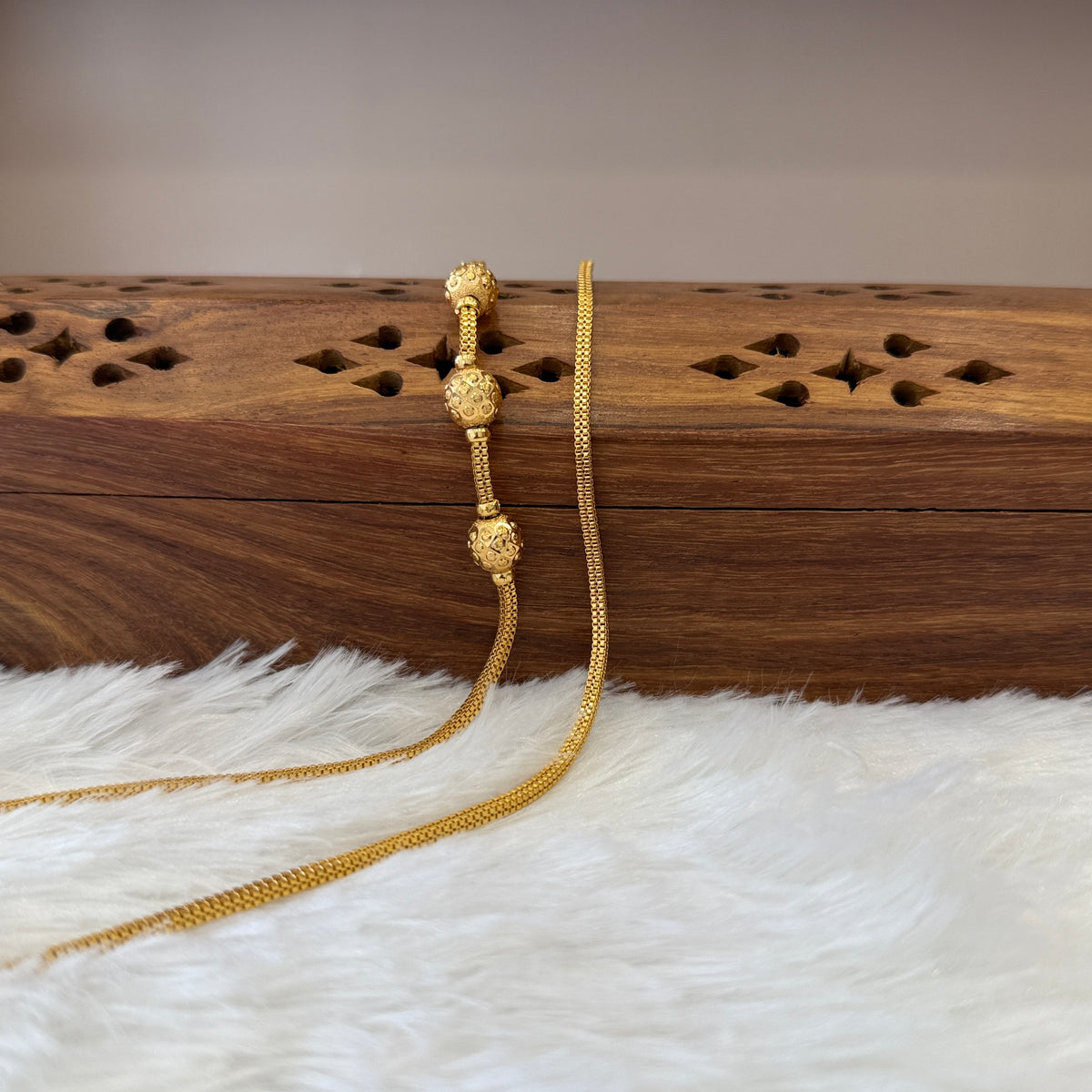 Gold Mugappu Chain Plain