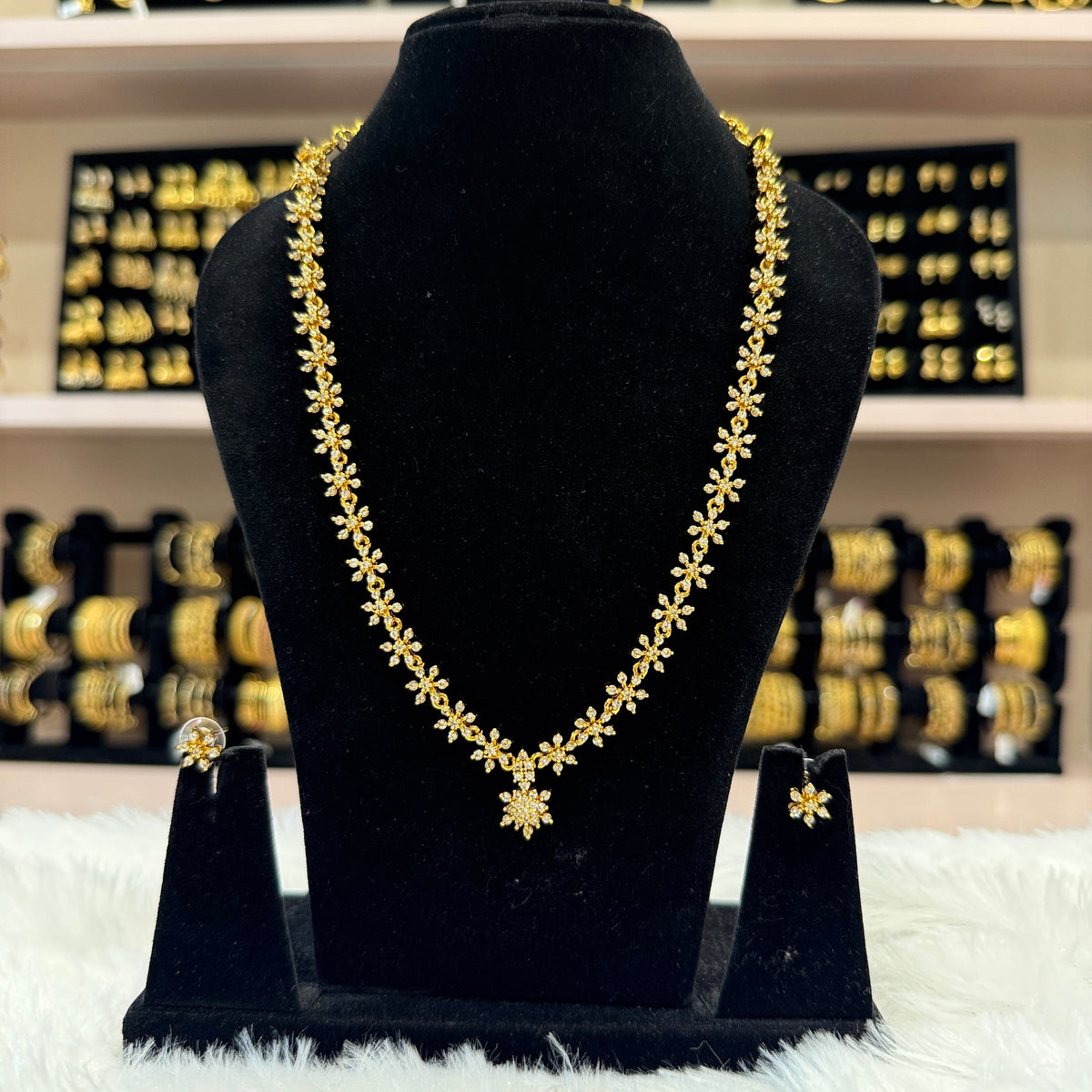 Antique Gold Matte Long Haram - LHM0038