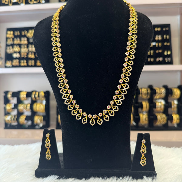 Antique Gold Matte Long Haram