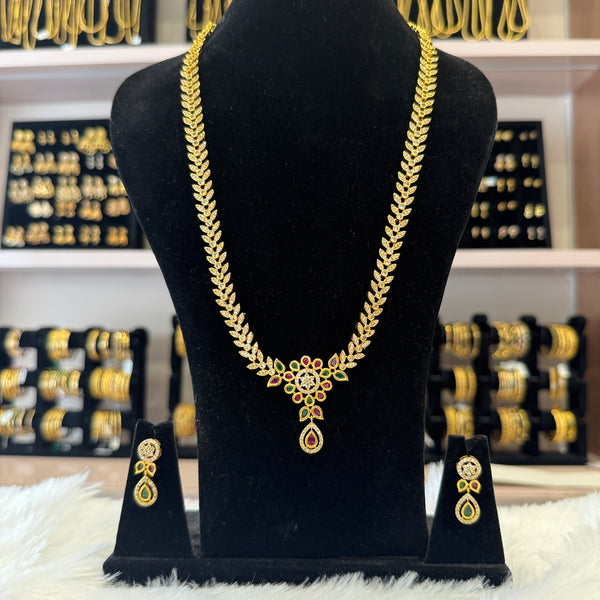 Antique Gold Matte Long Haram