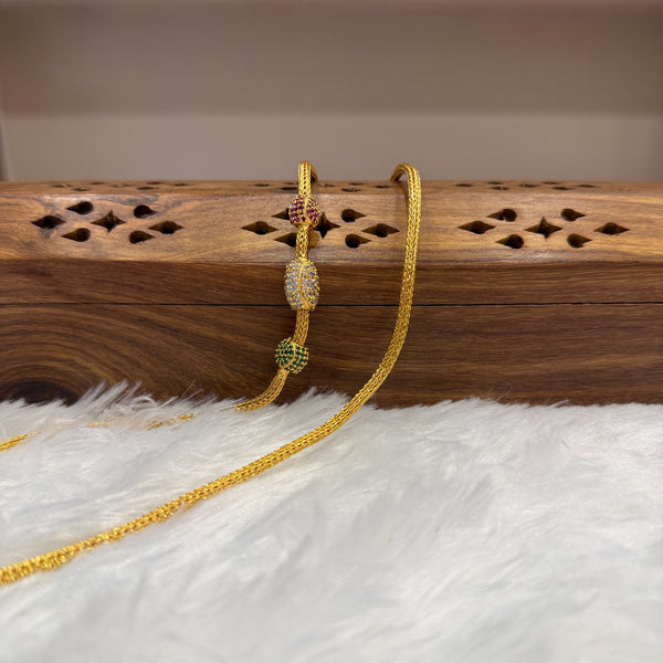 Gold Mugappu Kodi Stone