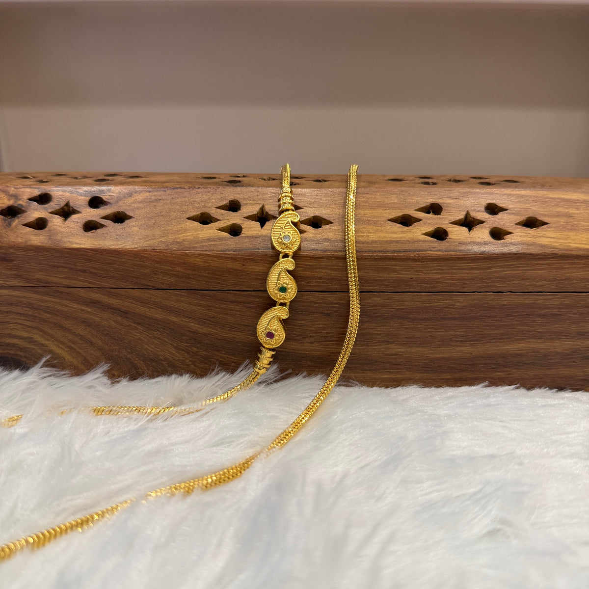 Gold Mugappu Chain Plain