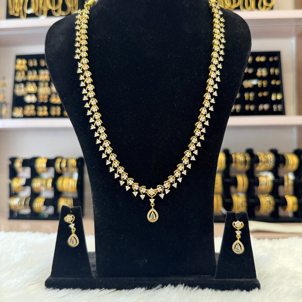 Antique Gold Matte Long Haram