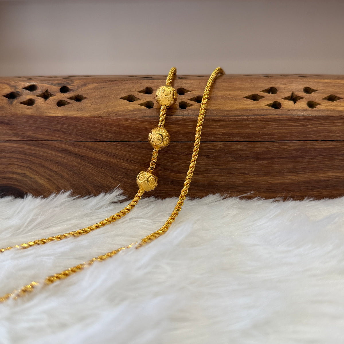 Gold Mugappu Chain Plain