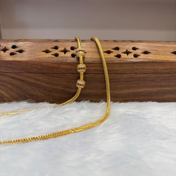 Gold Mugappu Kodi Stone