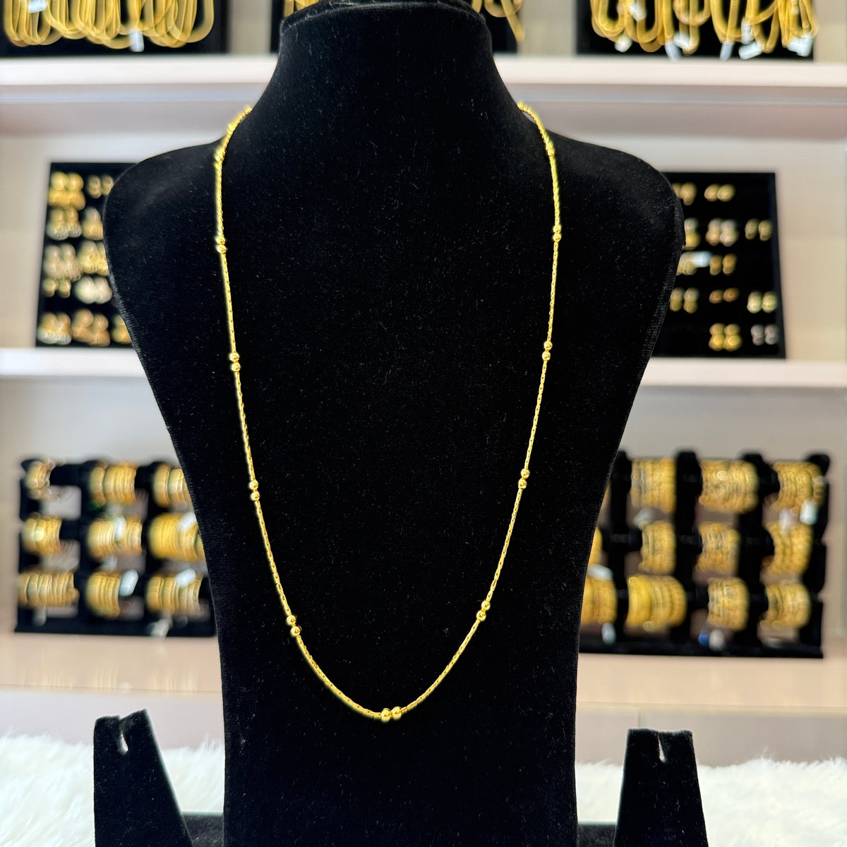 Gold Long Chain - Thin