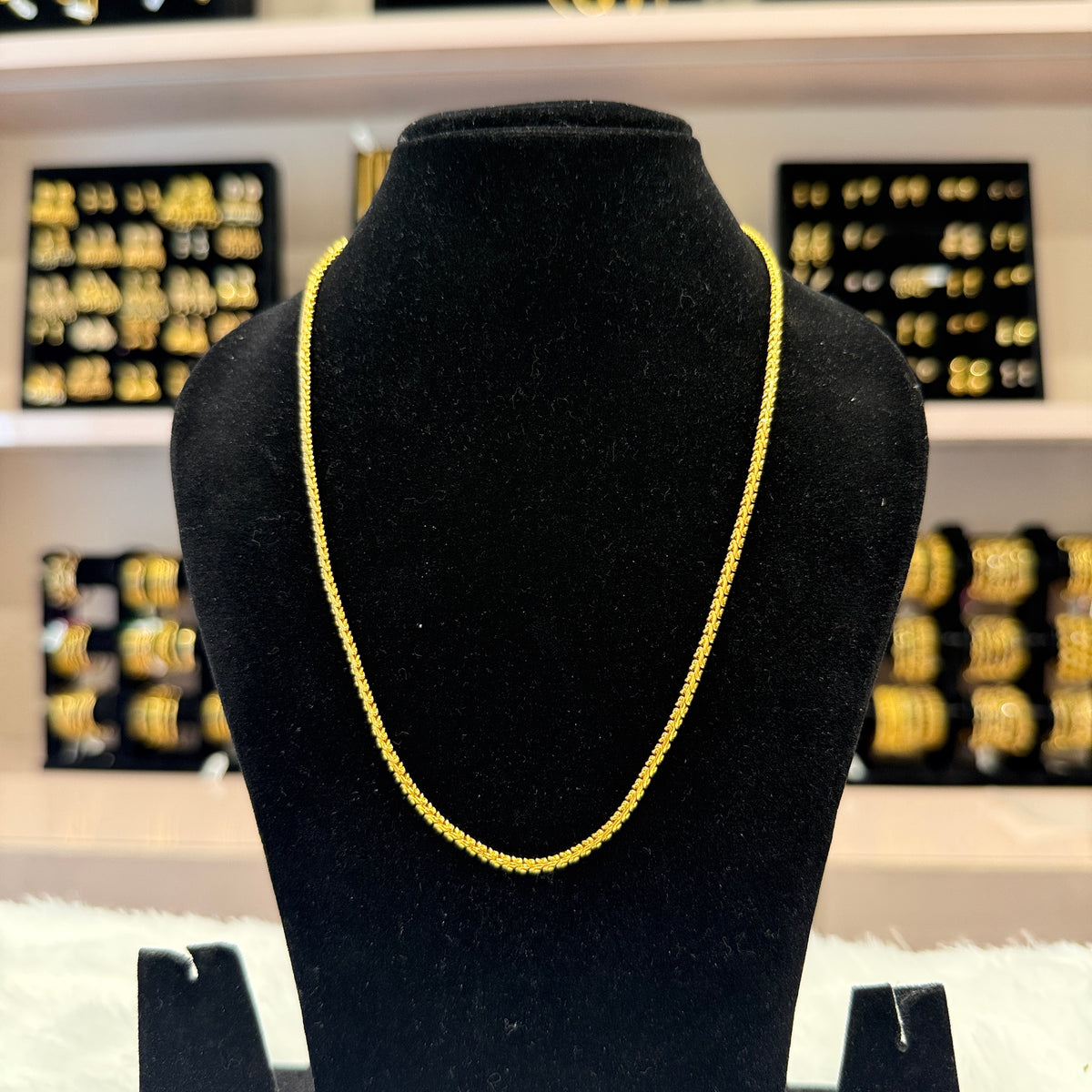 Gold Plain Chain