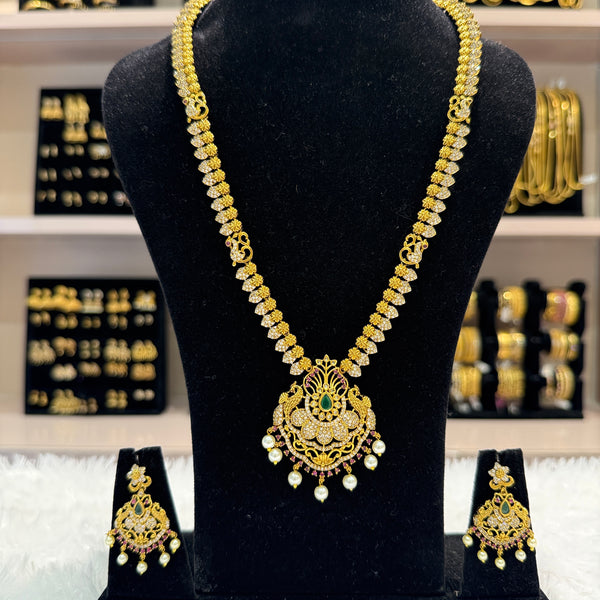 Antique Gold Matte Long Haram