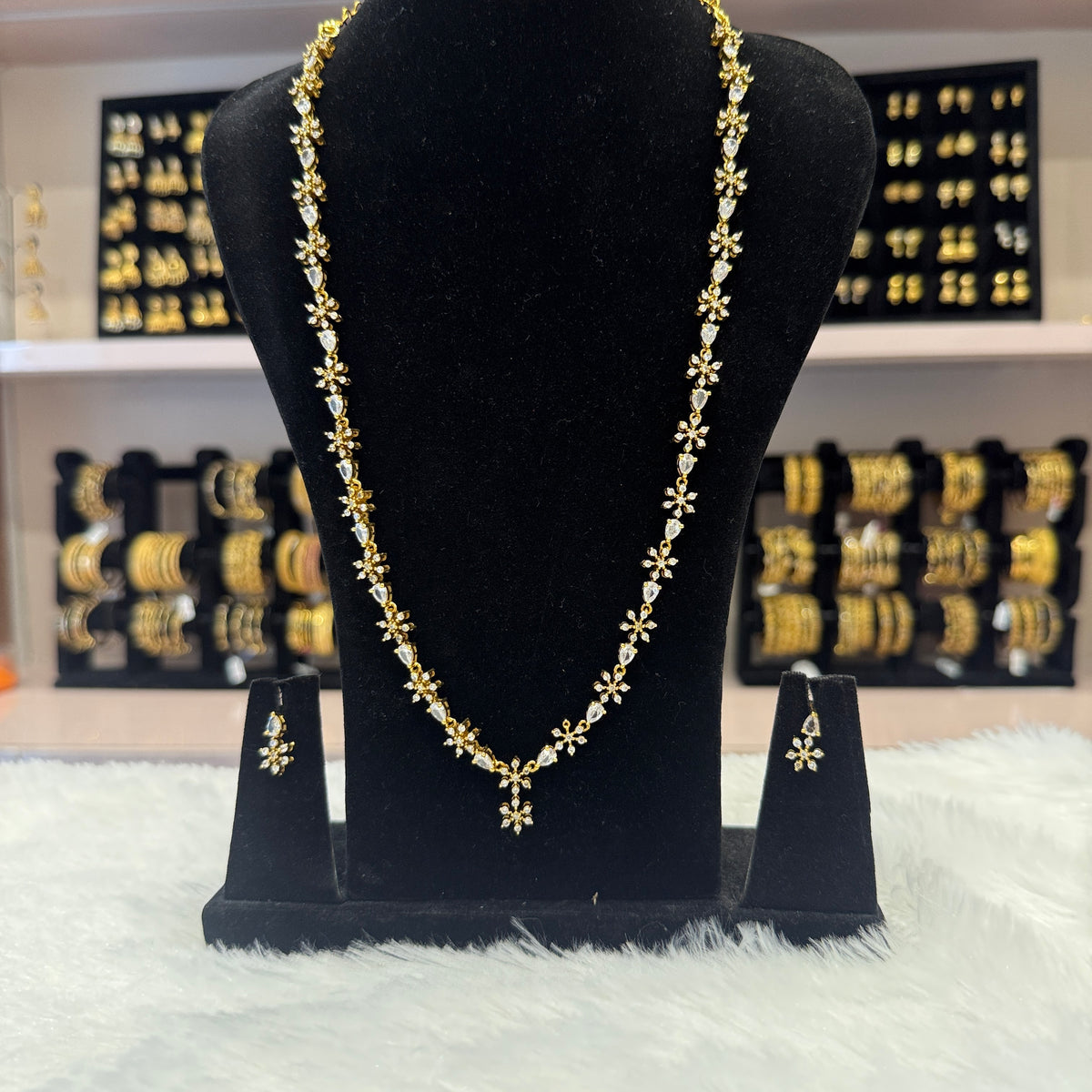 Antique Gold Matte Long Haram - LHM0035