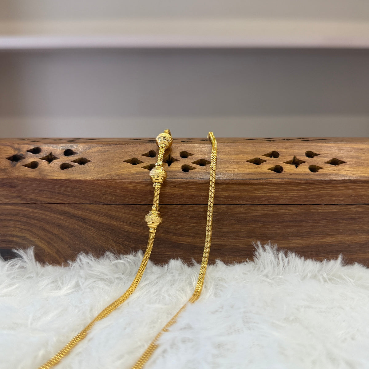 Gold Mugappu Chain Plain - MCP0031
