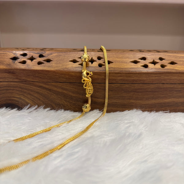 Gold Mugappu Chain Plain