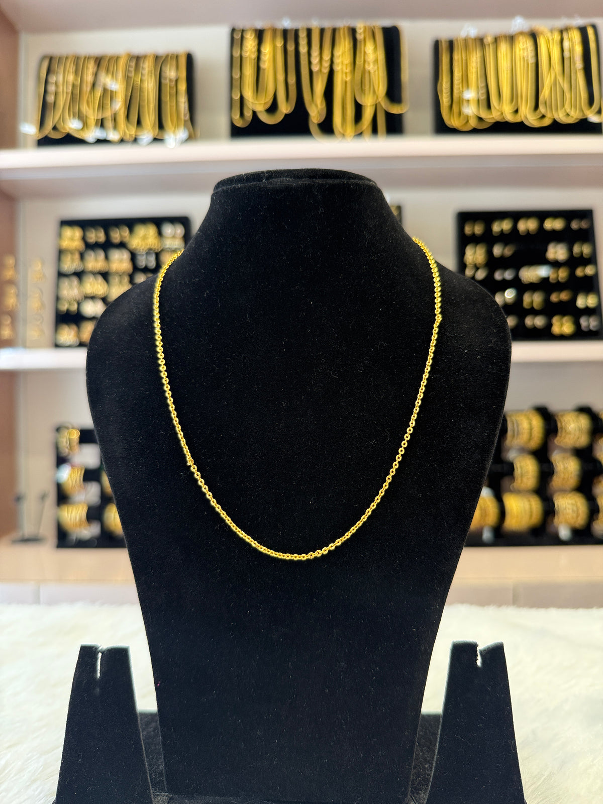 Gold Plain Chain