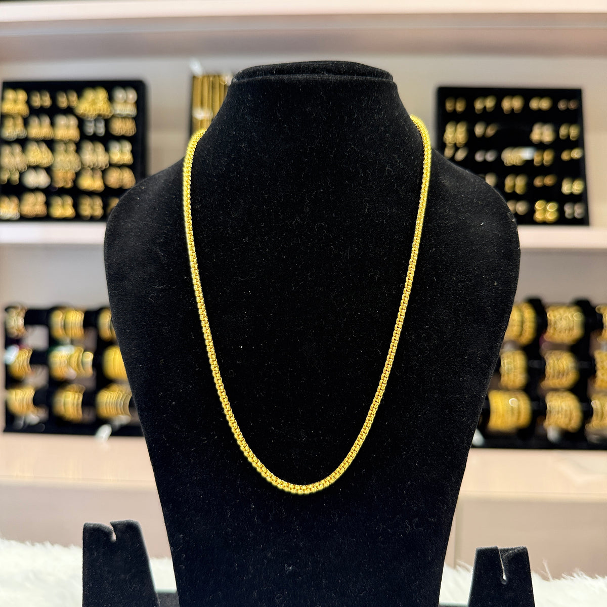 Gold Plain Chain