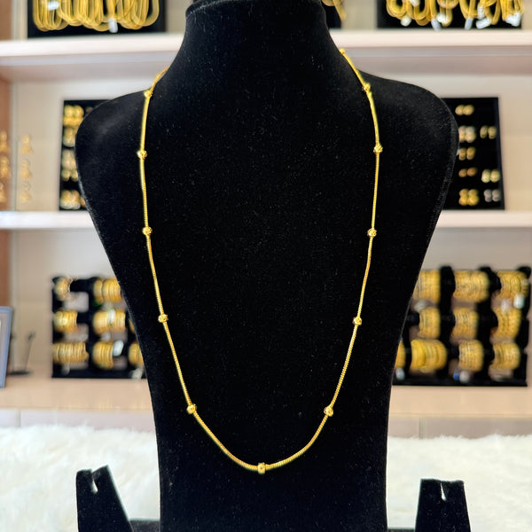 Gold Long Chain - Thin