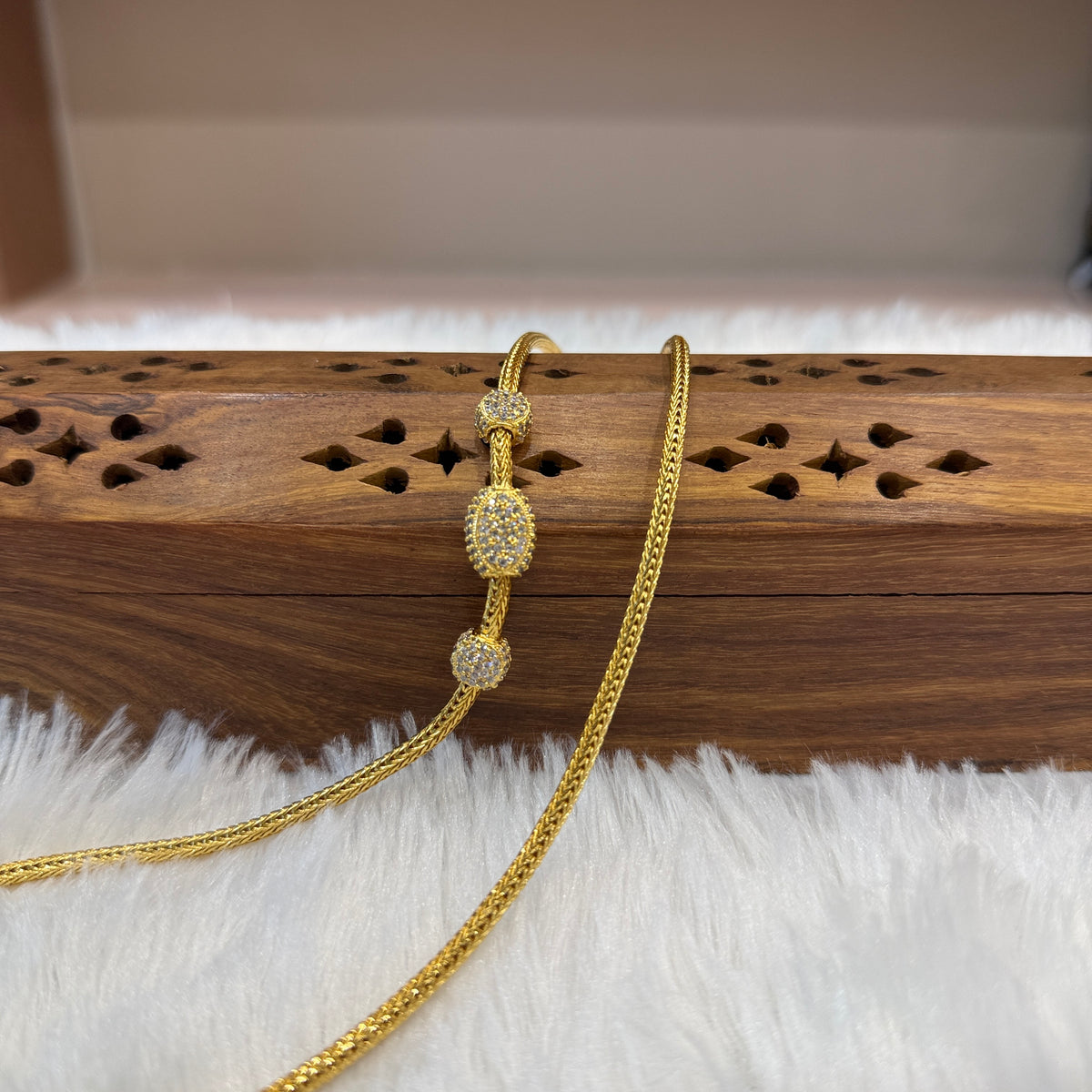 Gold Mugappu Kodi Stone - MKS0036