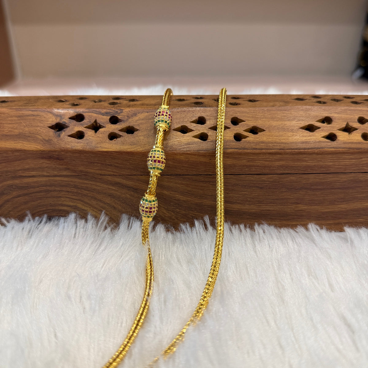 Gold Mugappu Kodi Stone - MKS0035