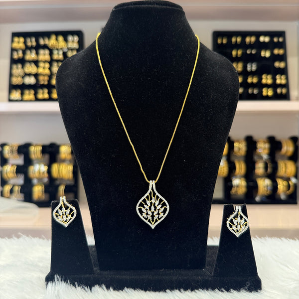 Diamond Pendant Set - PSD00035