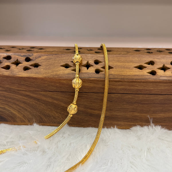 Gold Mugappu Chain Plain - MCP0017