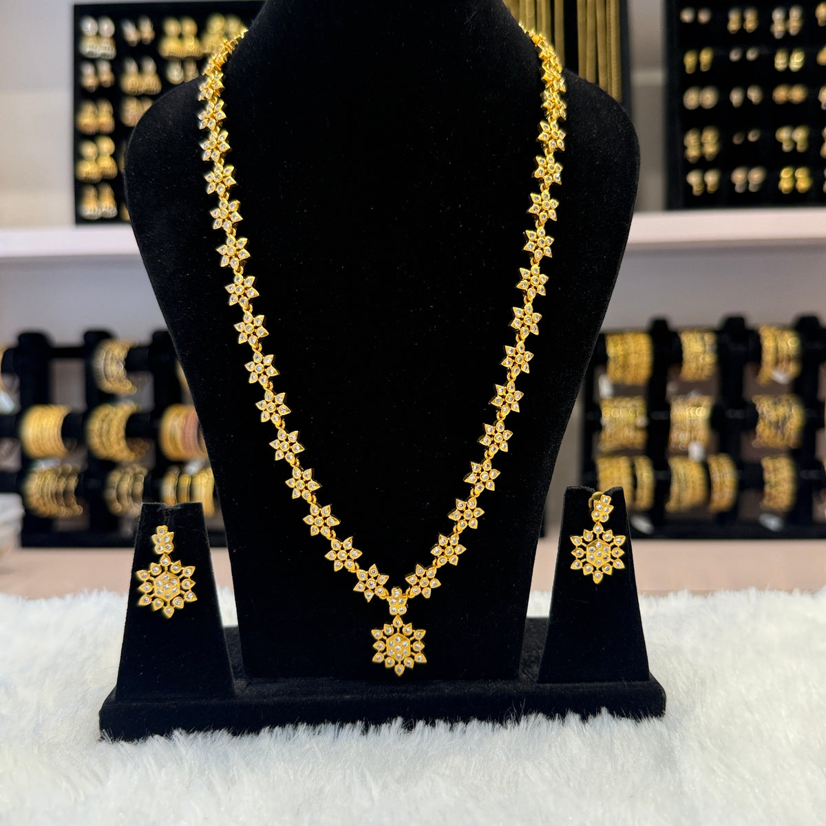 Antique Gold Matte Long Haram - LHM0030