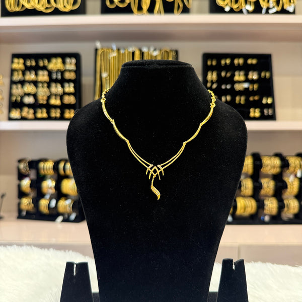 Gold Necklace - NKG0037