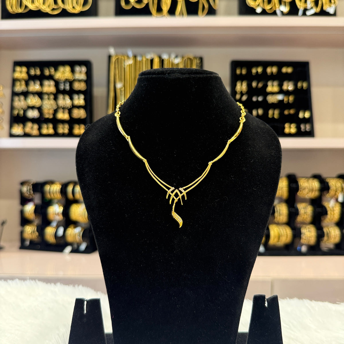 Gold Necklace - NKG0037