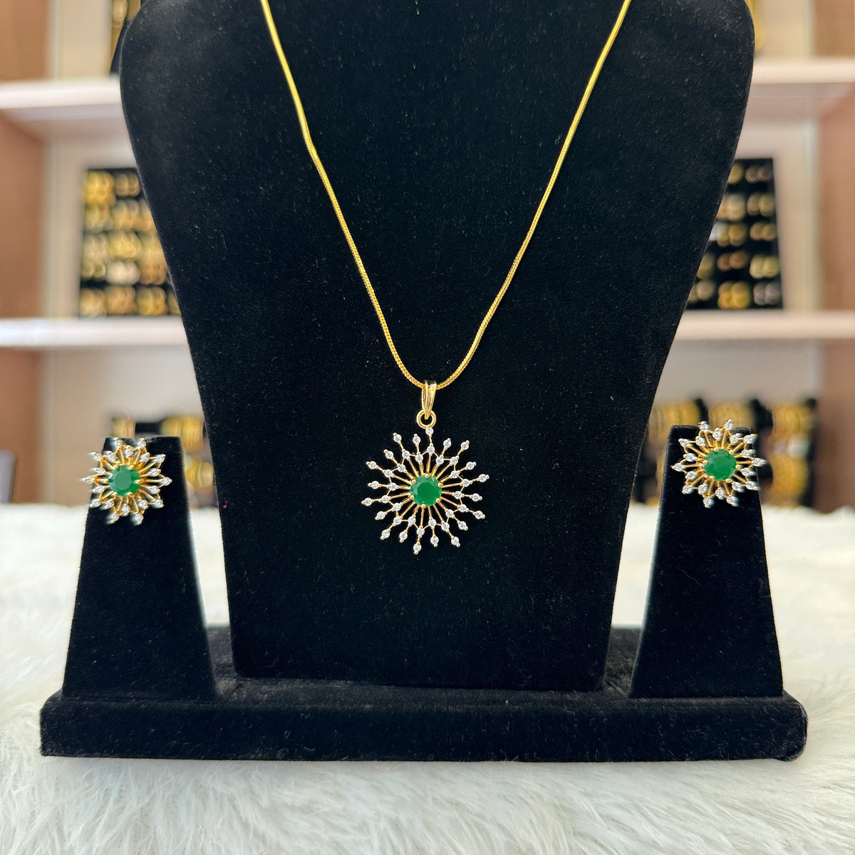 Diamond Pendant Set - PSD0001