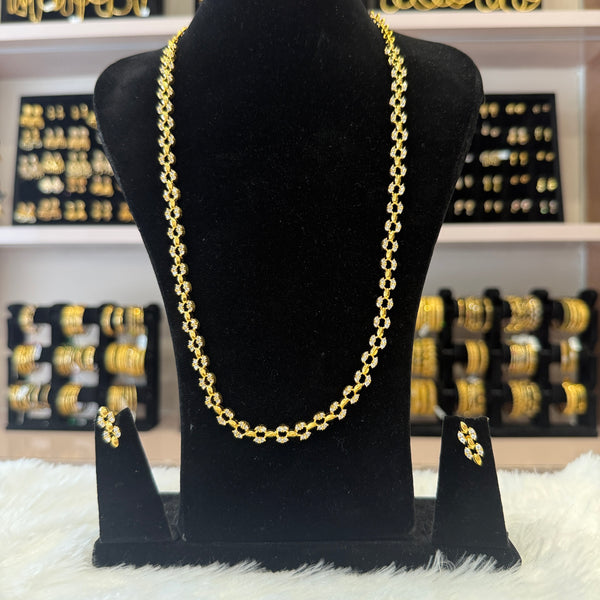 Antique Gold Matte Long Haram