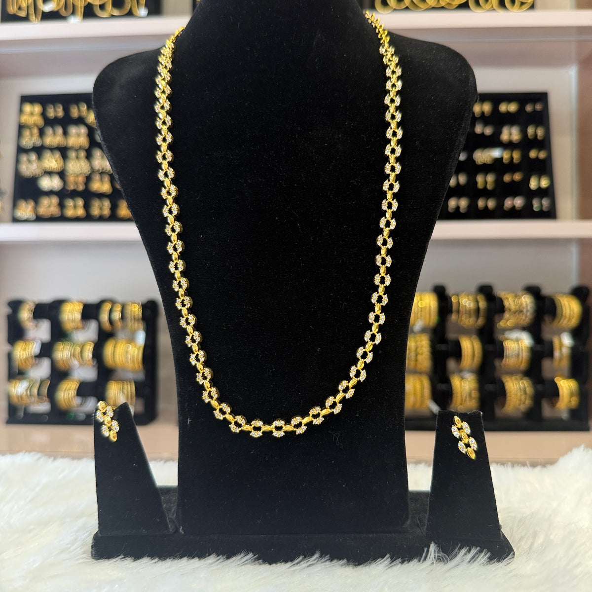 Antique Gold Matte Long Haram