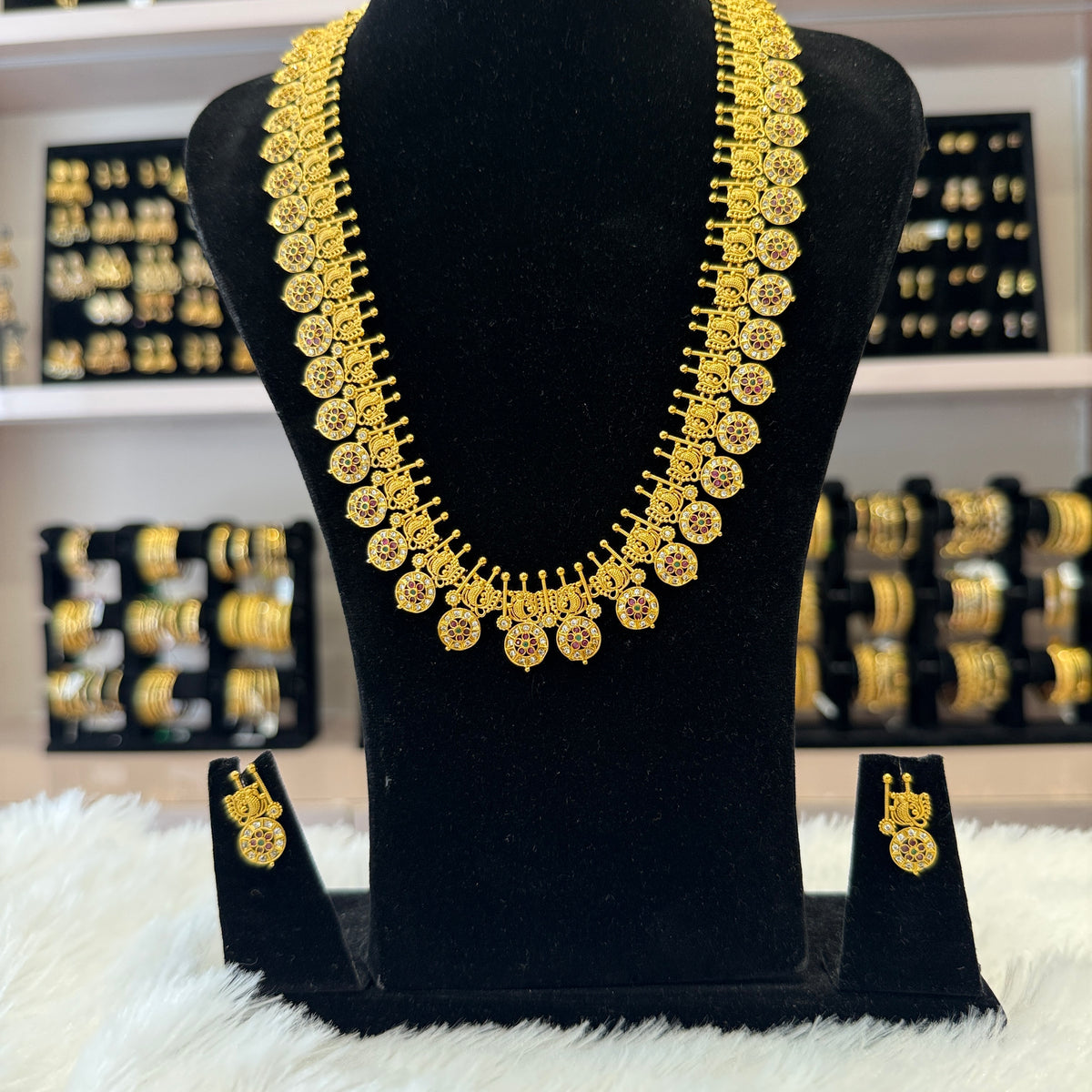 Antique Gold Matte Long Haram