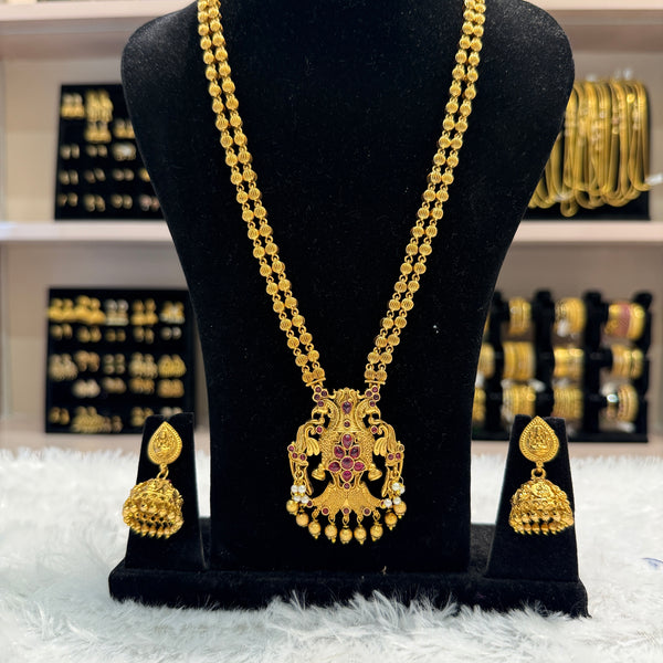 Antique Gold Matte Long Haram