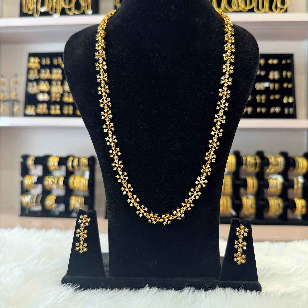 Antique Gold Matte Long Haram