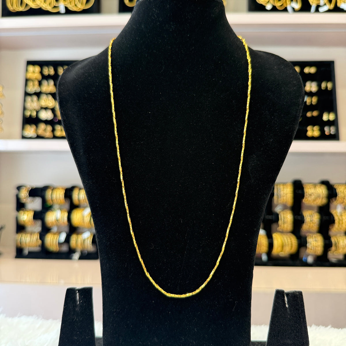 Gold Long Chain - Thin
