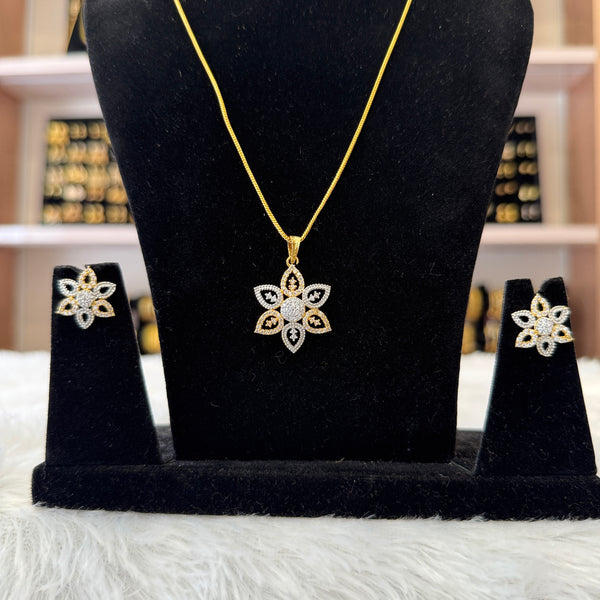 Diamond Pendant Set