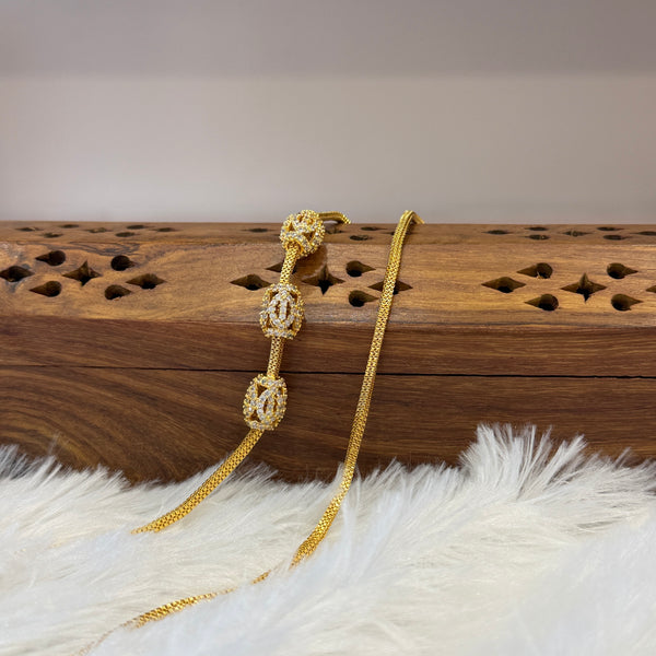 Gold Mugappu Chain Stone - MCS0092