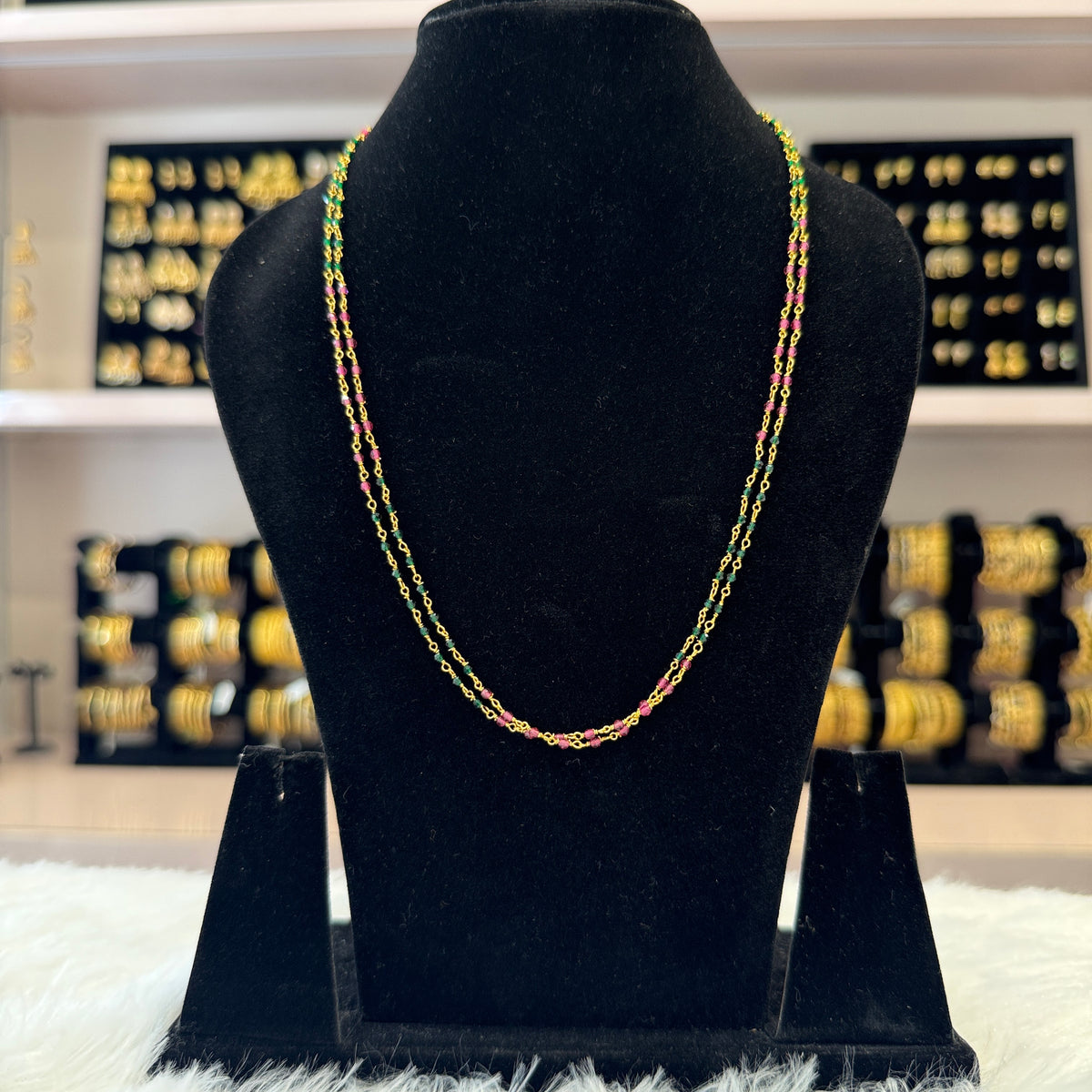 Gold Crystal Chain
