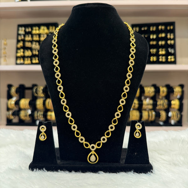 Antique Gold Matte Long Haram - LHM0037