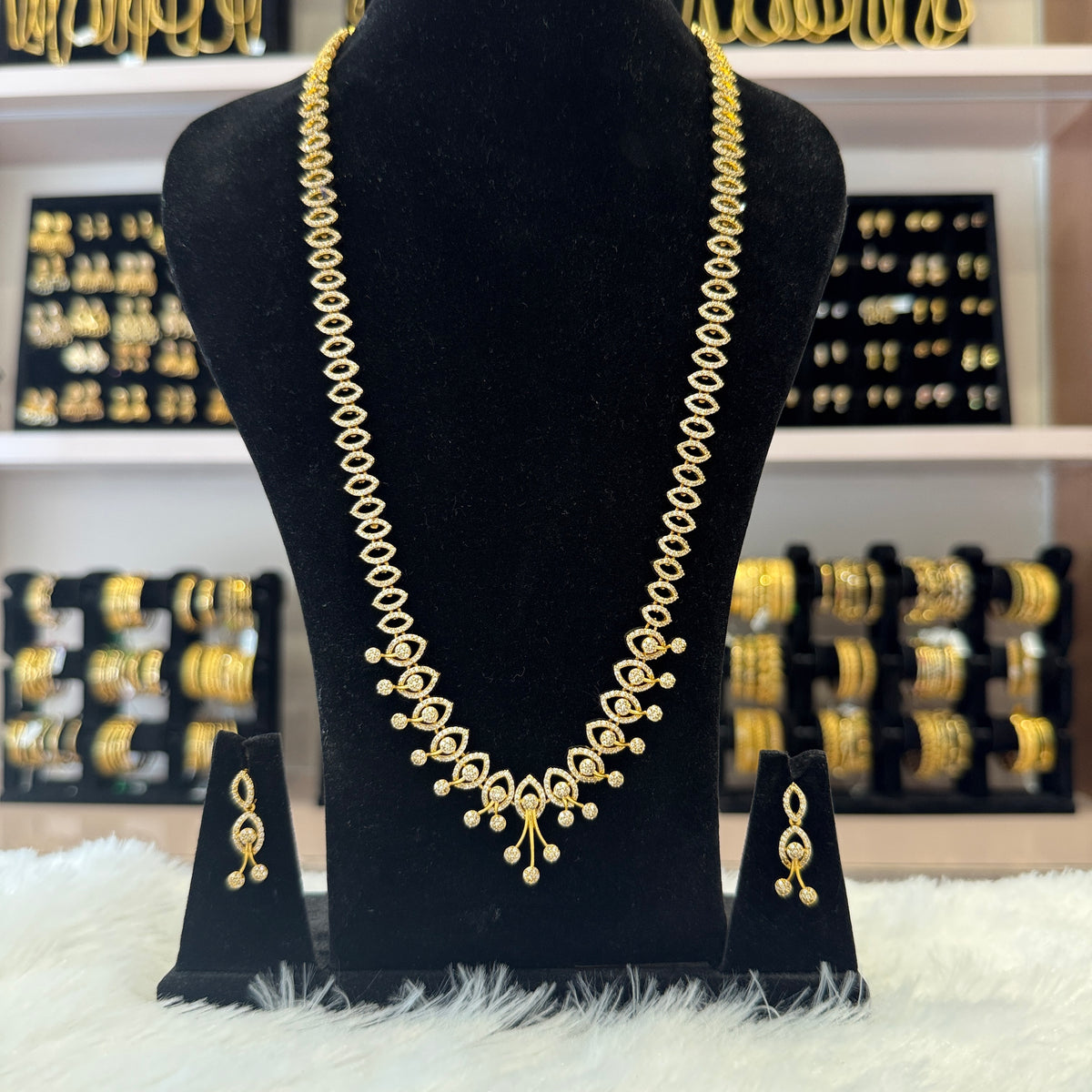 Antique Gold Matte Long Haram