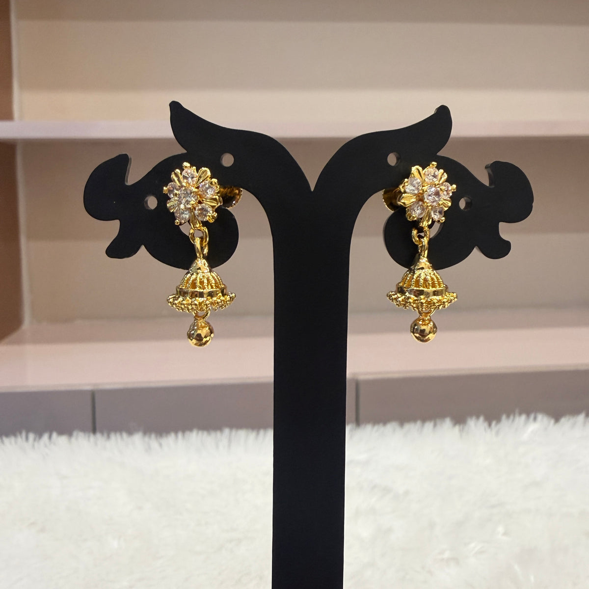 Gold Jhumka - JHG0057
