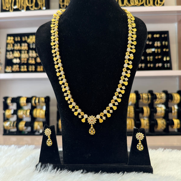 Antique Gold Matte Long Haram