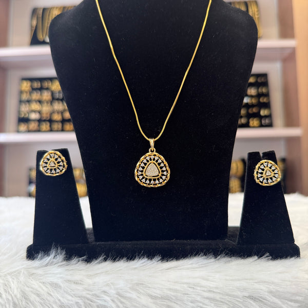 Diamond Pendant Set